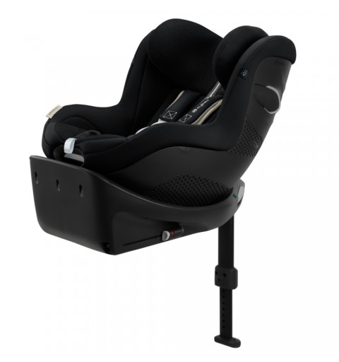 Cybex Sirona Gi i-Size - obrotowy fotelik samochodowy 0-20 kg | PLUS Moon Black